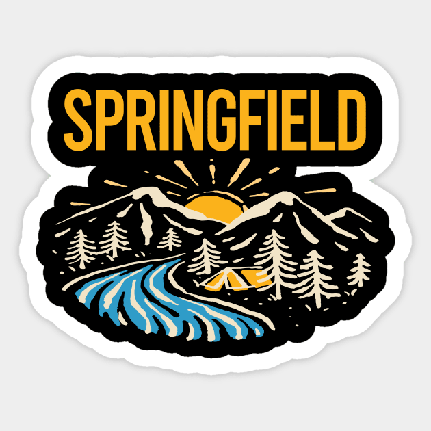 Nature Landscape Springfield Sticker by rosenbaumquinton52